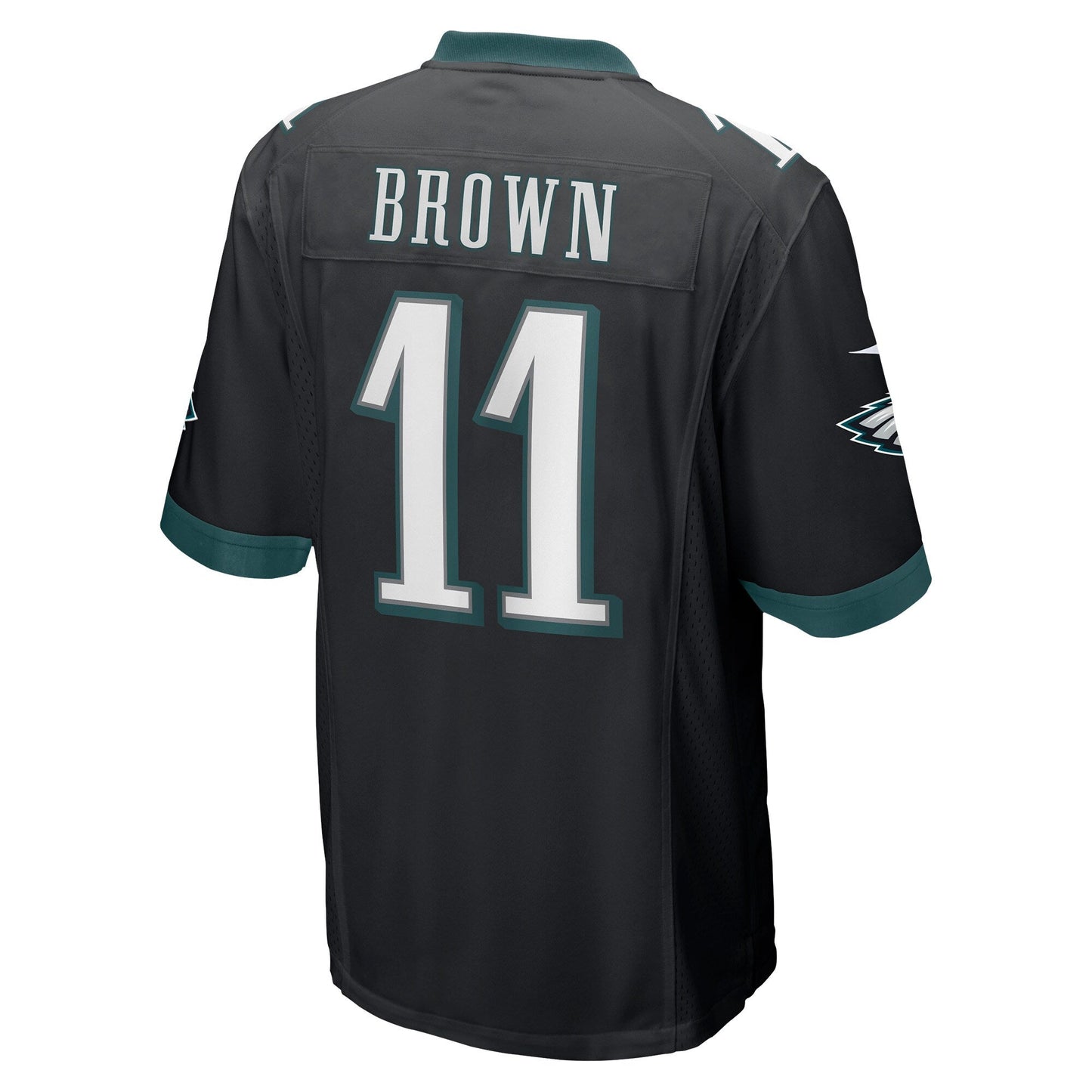 A.J. Brown Philadelphia Eagles Game Jersey - Black