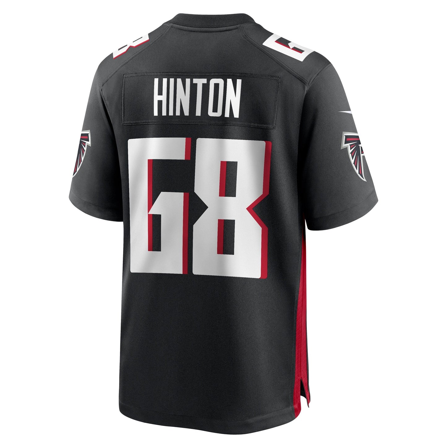 Kyle Hinton Atlanta Falcons Team Game Jersey - Black