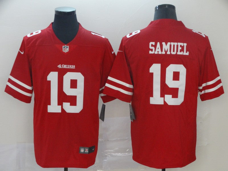 Men's San Francisco 49ers Deebo Samuel Red Game Jersey