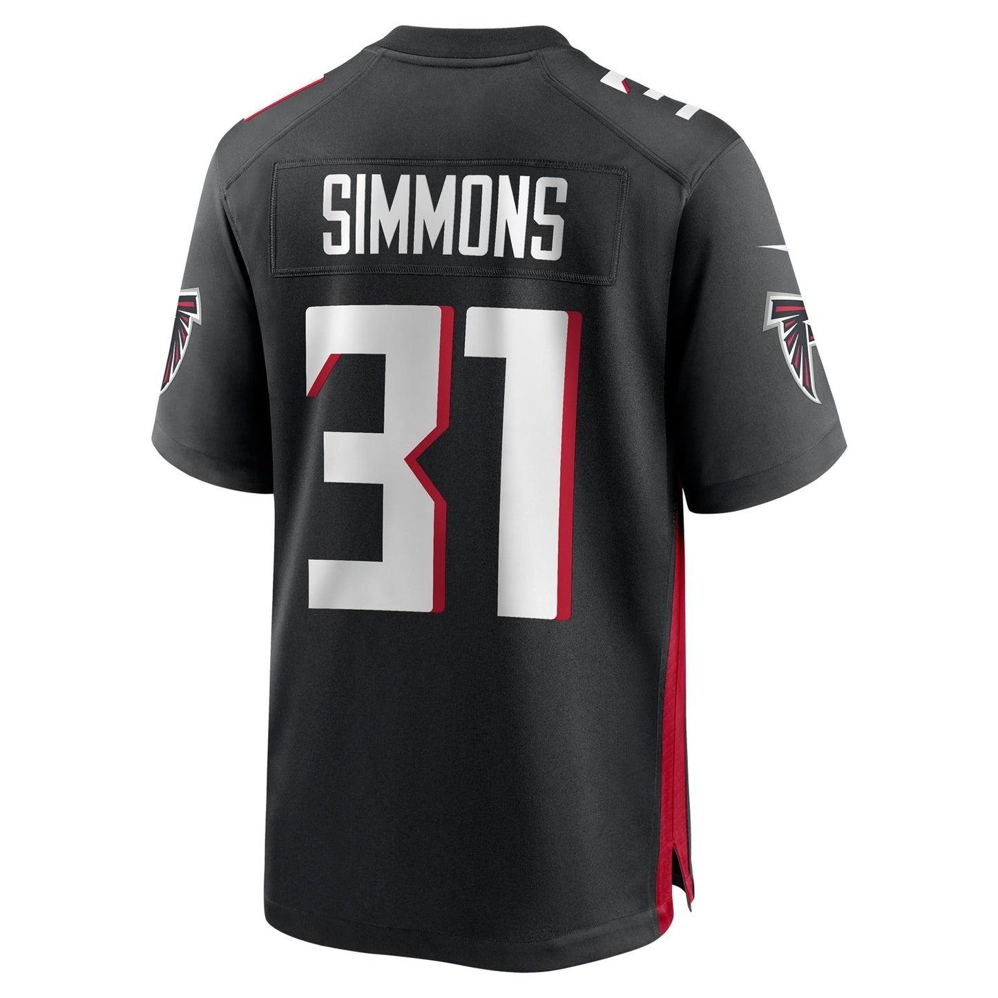Justin Simmons Atlanta Falcons Team Game Jersey - Black