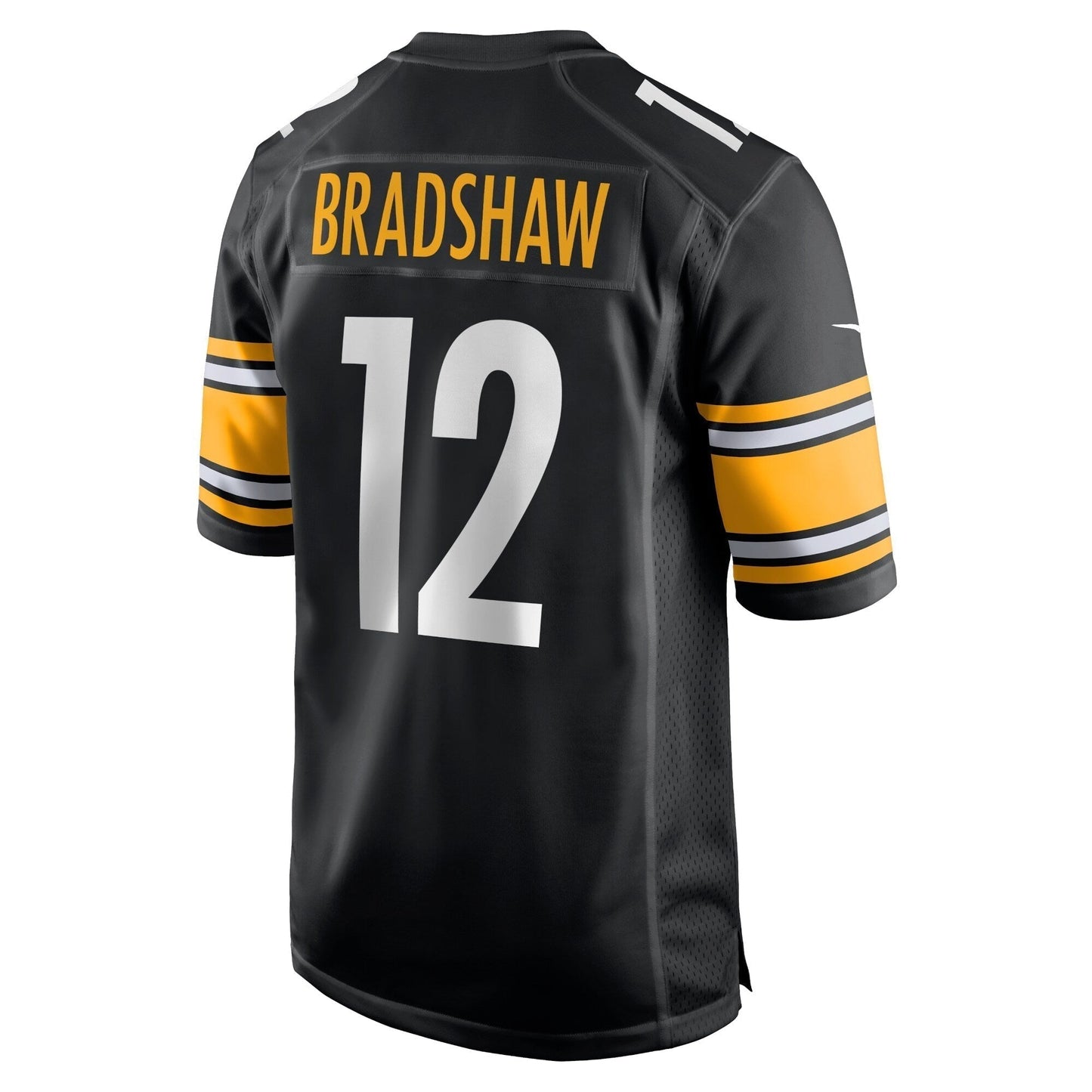 Terry Bradshaw Pittsburgh Steelers Retired Game Jersey - Black