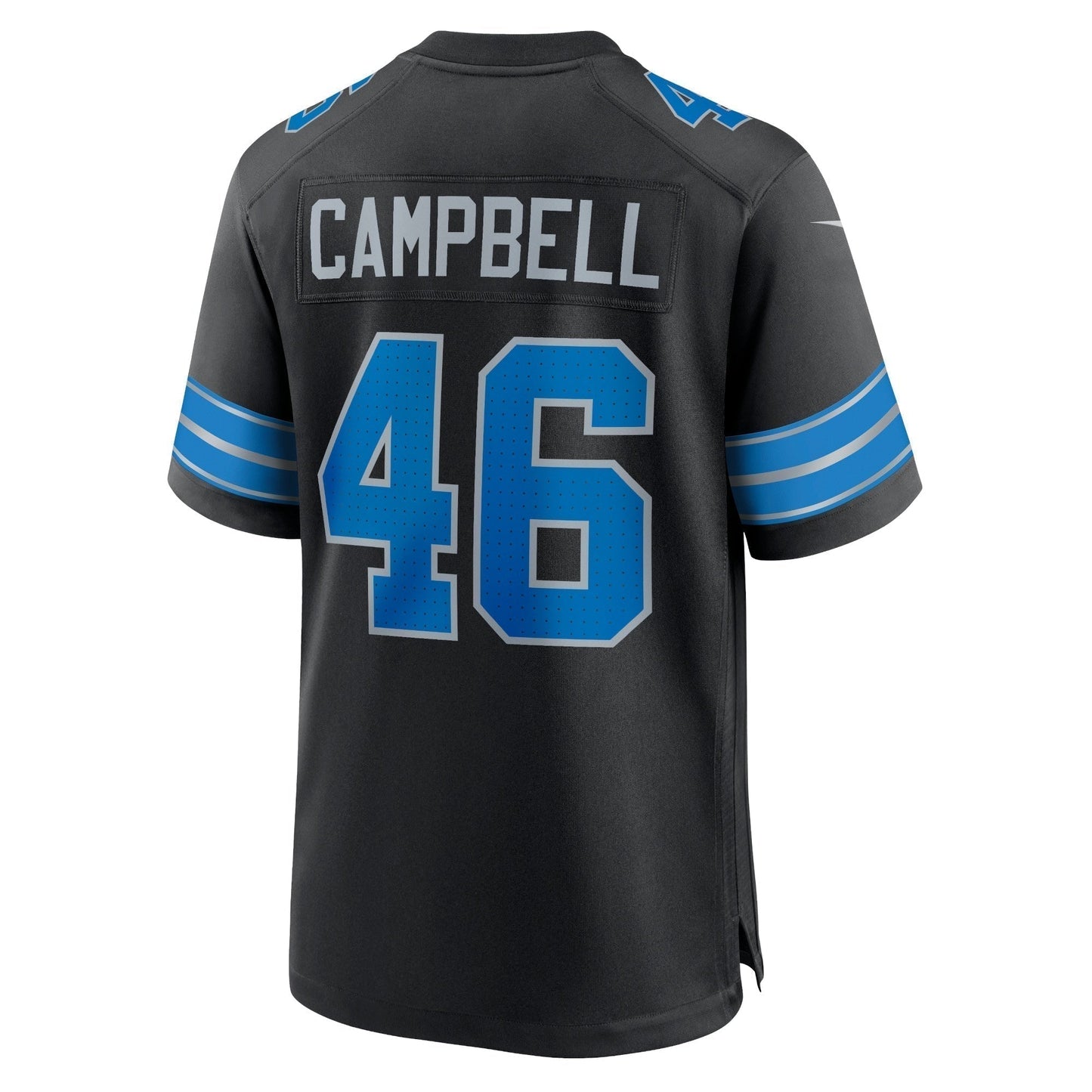 Jack Campbell Detroit Lions 2nd Alternate Game Jersey - Black