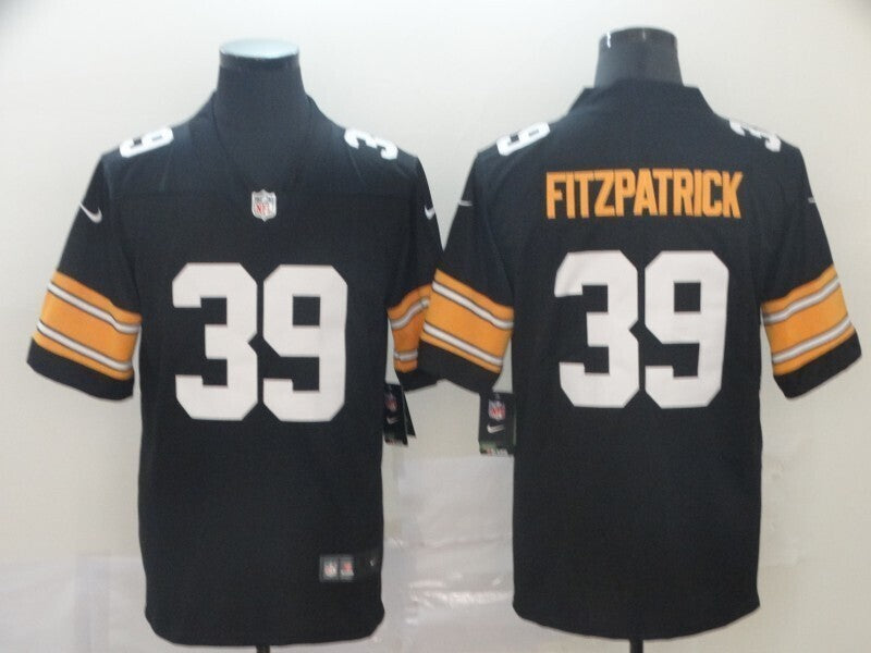 Men's Pittsburgh Steelers Minkah Fitzpatrick Jersey - Black-No team logo