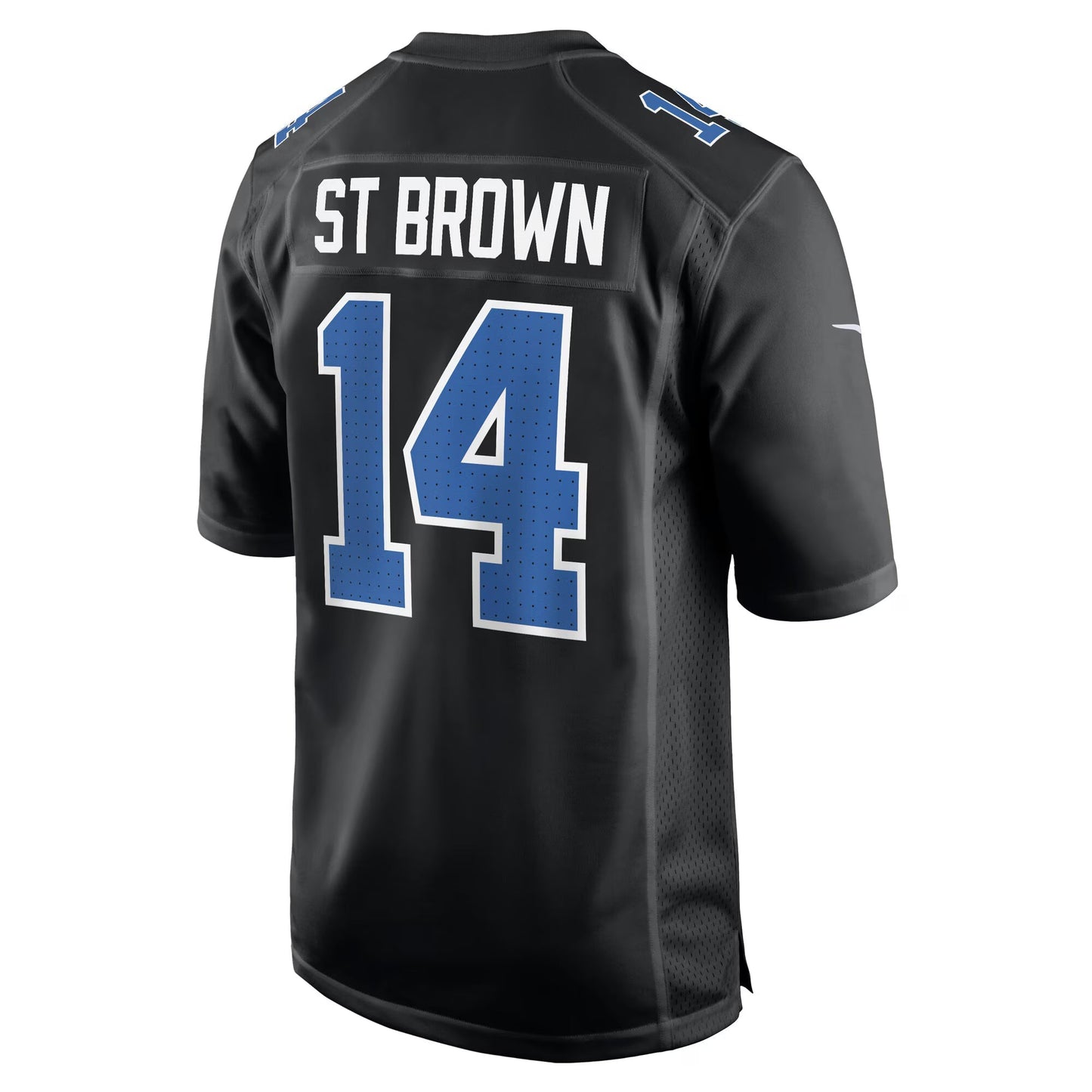 Detroit Lions Amon-Ra St. Brown Carbon Black Carbon Fashion Jersey