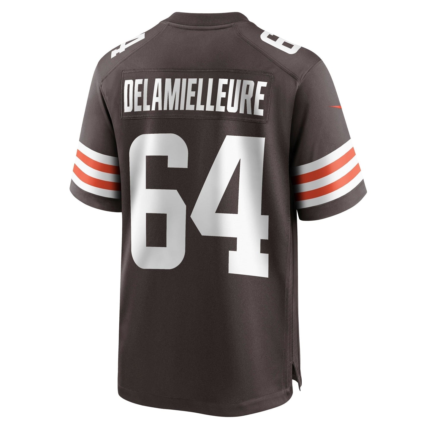 Joe DeLamielleure Cleveland Browns Game Retired Jersey - Brown