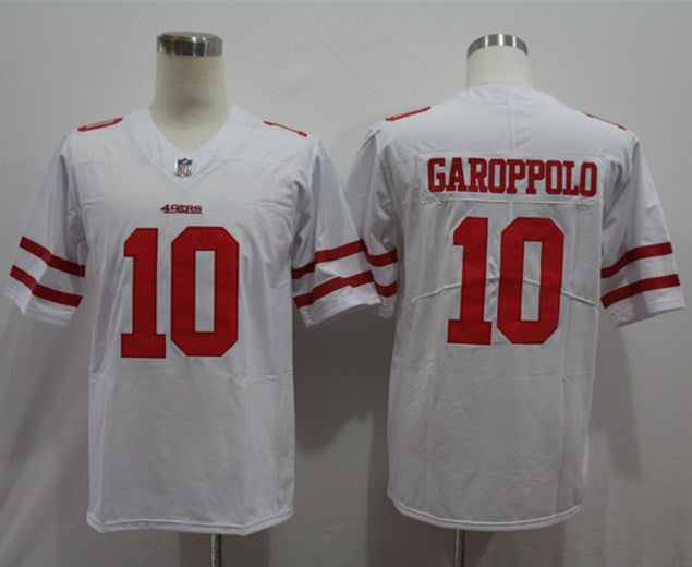 Men's San Francisco 49ers Jimmy Garoppolo White Game Jersey