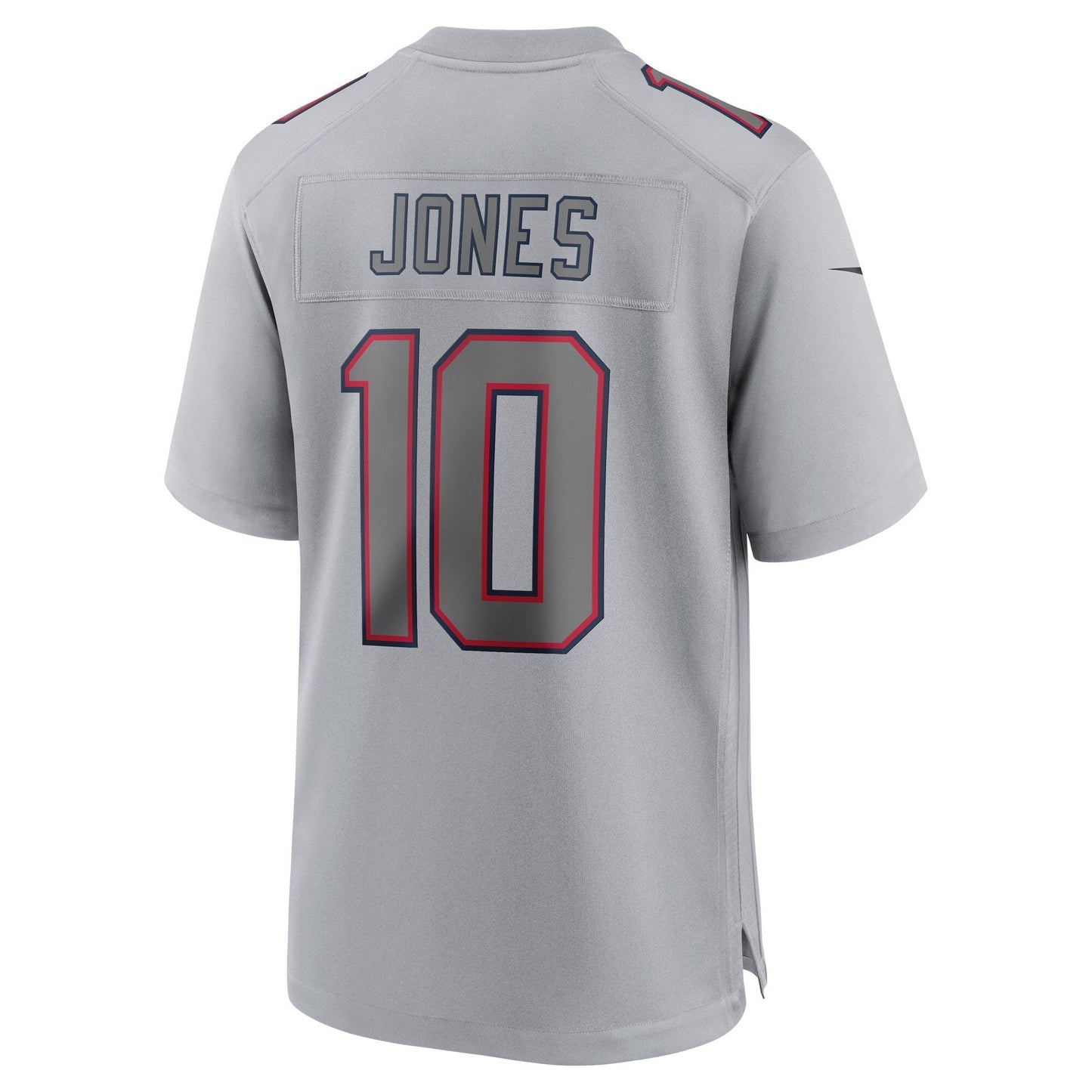 Mac Jones New England Patriots Atmosphere Fashion Game Jersey - Gray