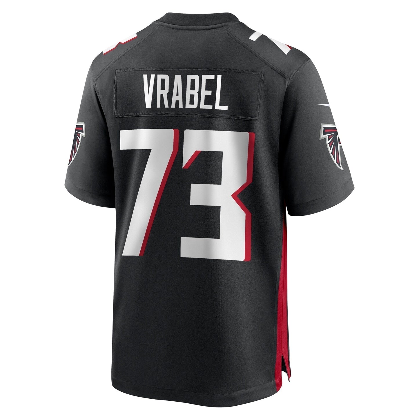 Tyler Vrabel Atlanta Falcons Game Jersey - Black