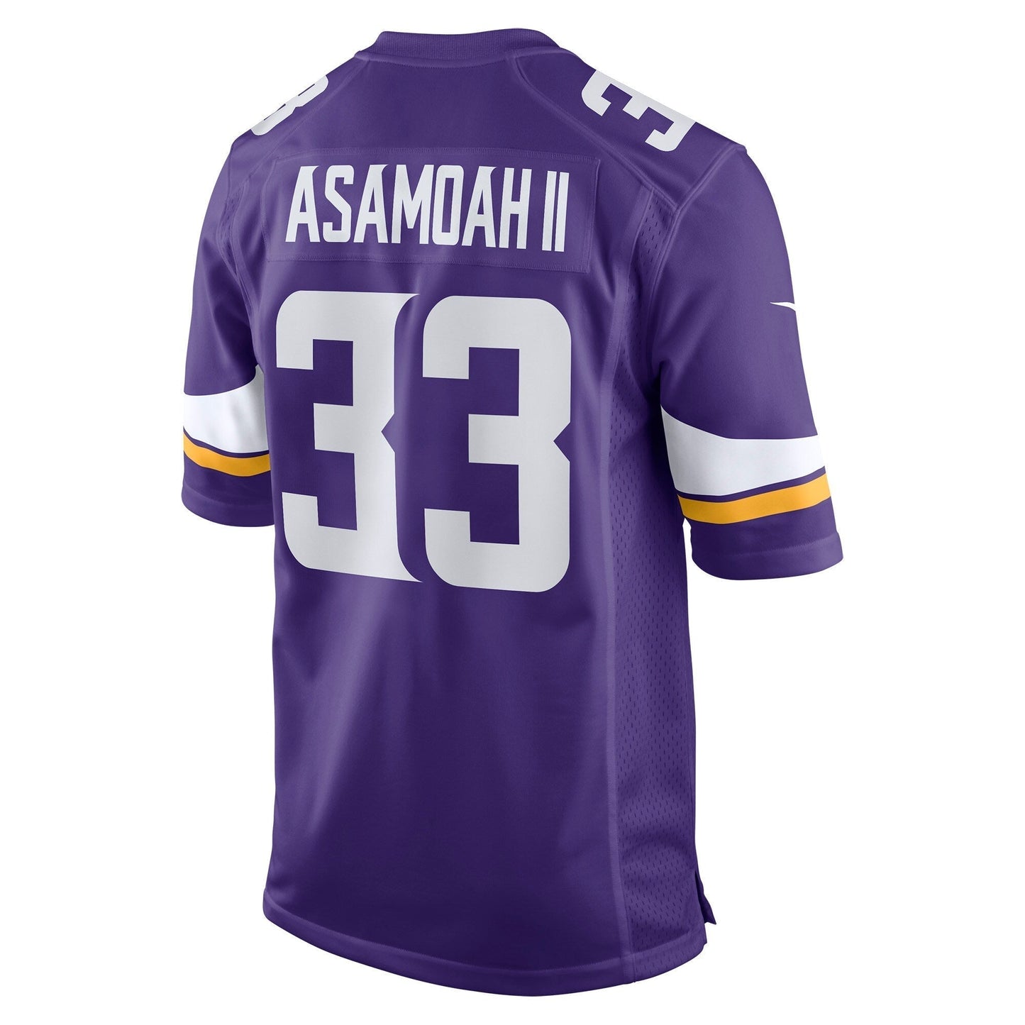 Brian Asamoah Minnesota Vikings Game Jersey - Purple