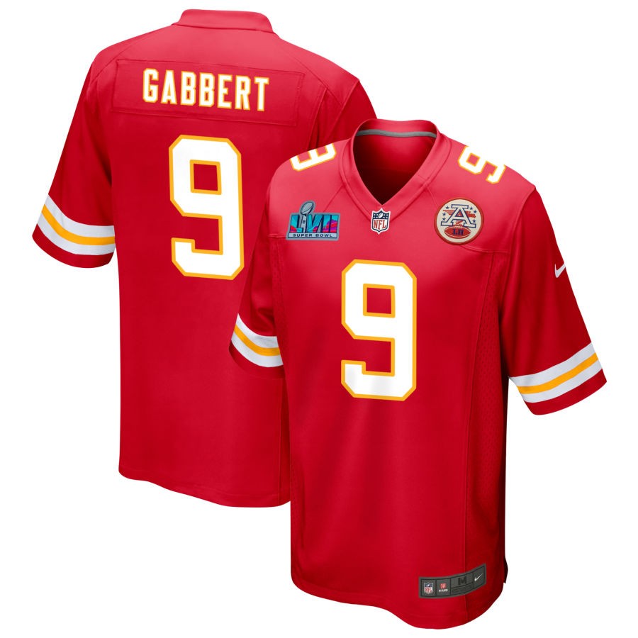 Blaine Gabbert Kansas City Chiefs Super Bowl LVII Game Jersey - Red
