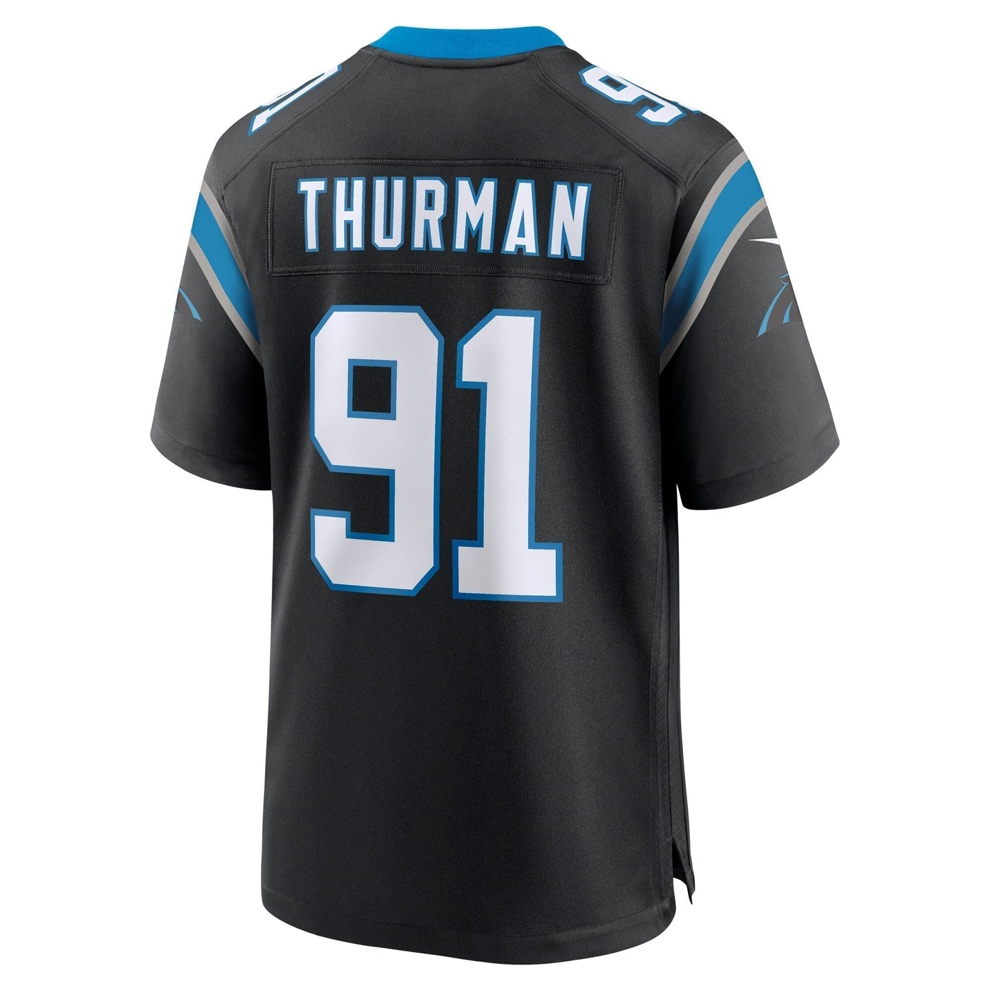 Nick Thurman Carolina Panthers Team Game Jersey - Black