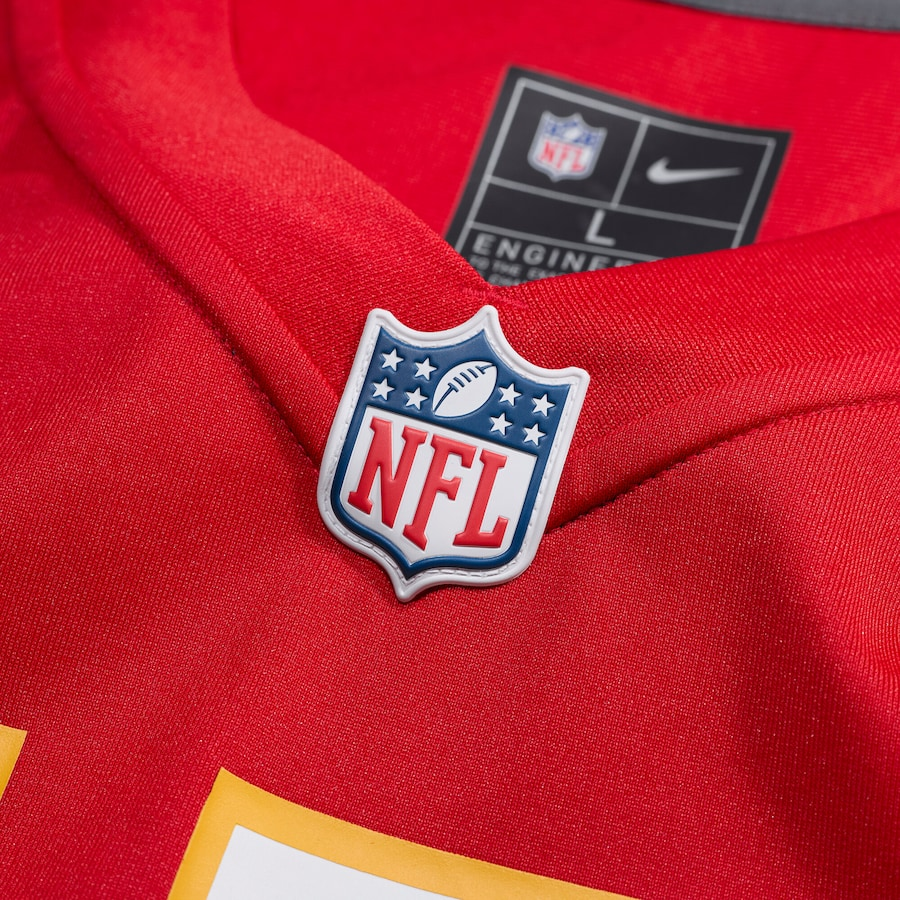Men's Kansas City Chiefs Travis Kelce Red Super Bowl LIX Game Jersey
