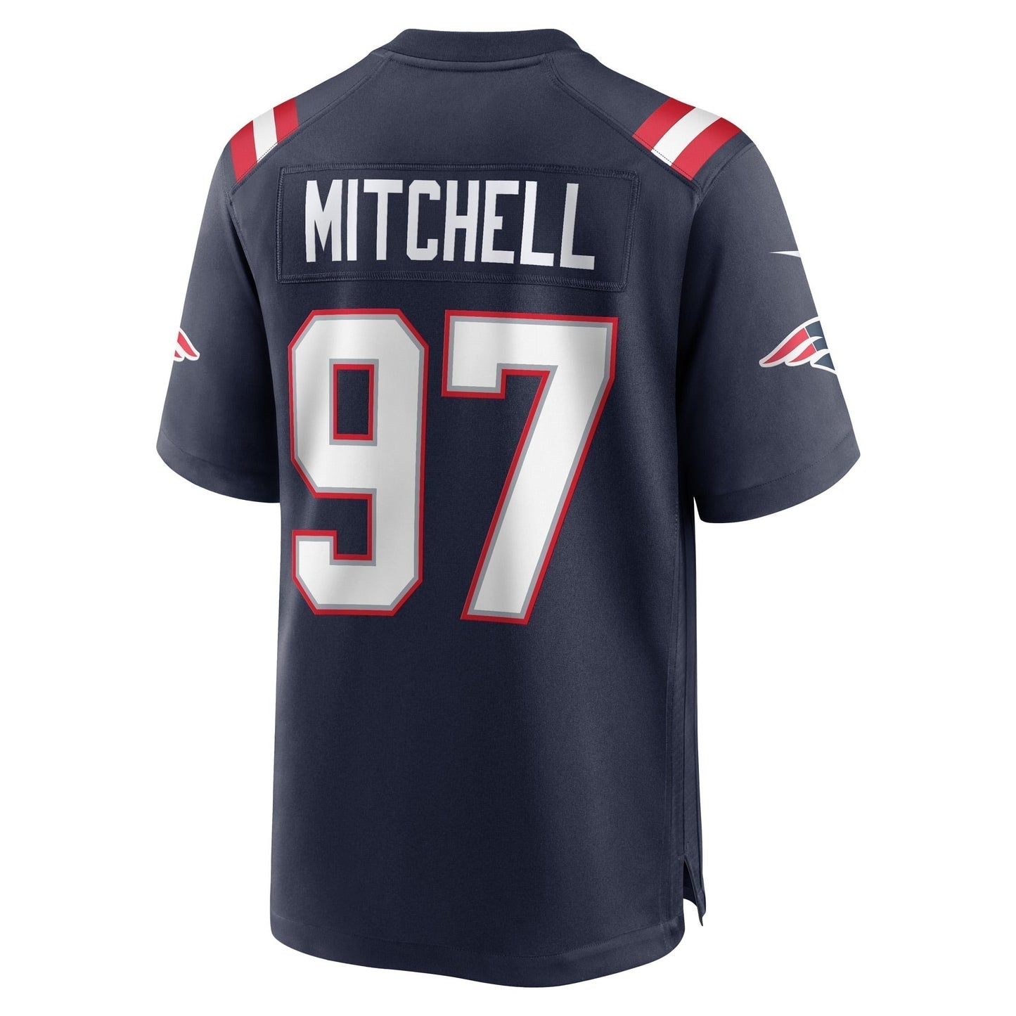 DaMarcus Mitchell New England Patriots Game Jersey - Navy