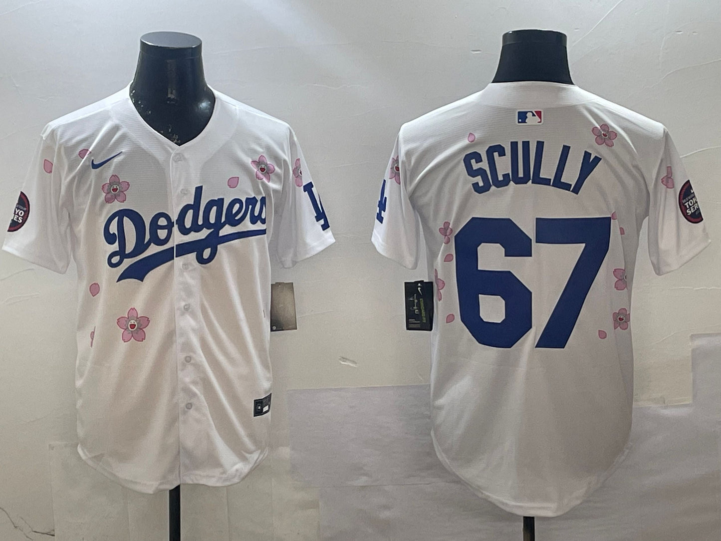 Men's Los Angeles Dodgers Vince Scully White Player Jersey
