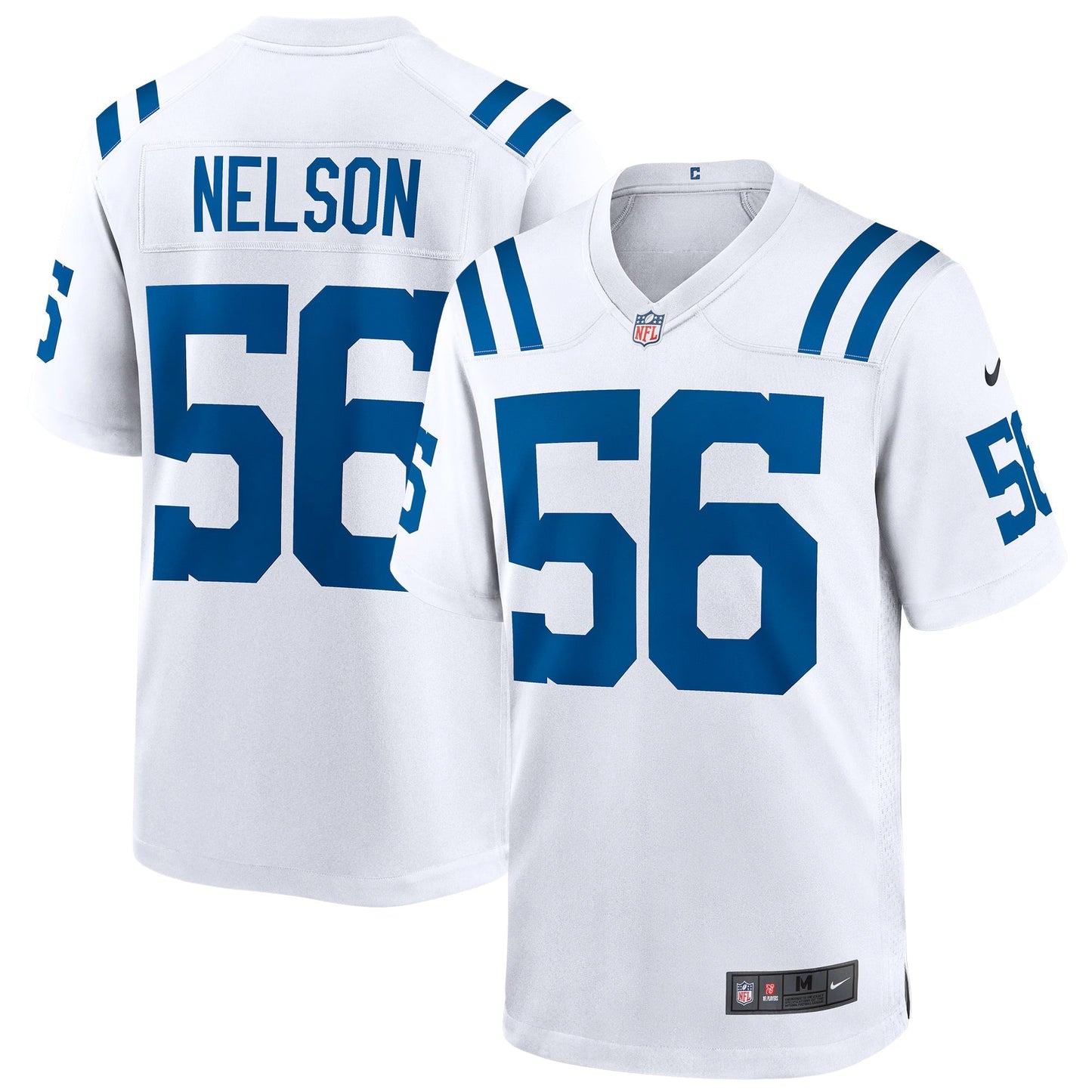 Indianapolis Colts Quenton Nelson White Game Player Jersey