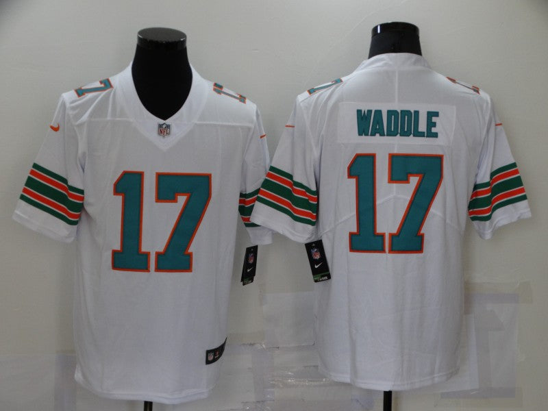 Men's Miami Dolphins Jaylen Waddle White Game Player Jersey