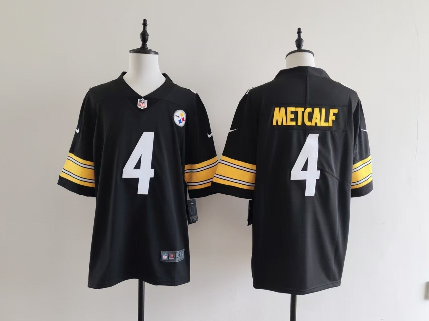 Men's Pittsburgh Steelers DK Metcalf Jersey - Black