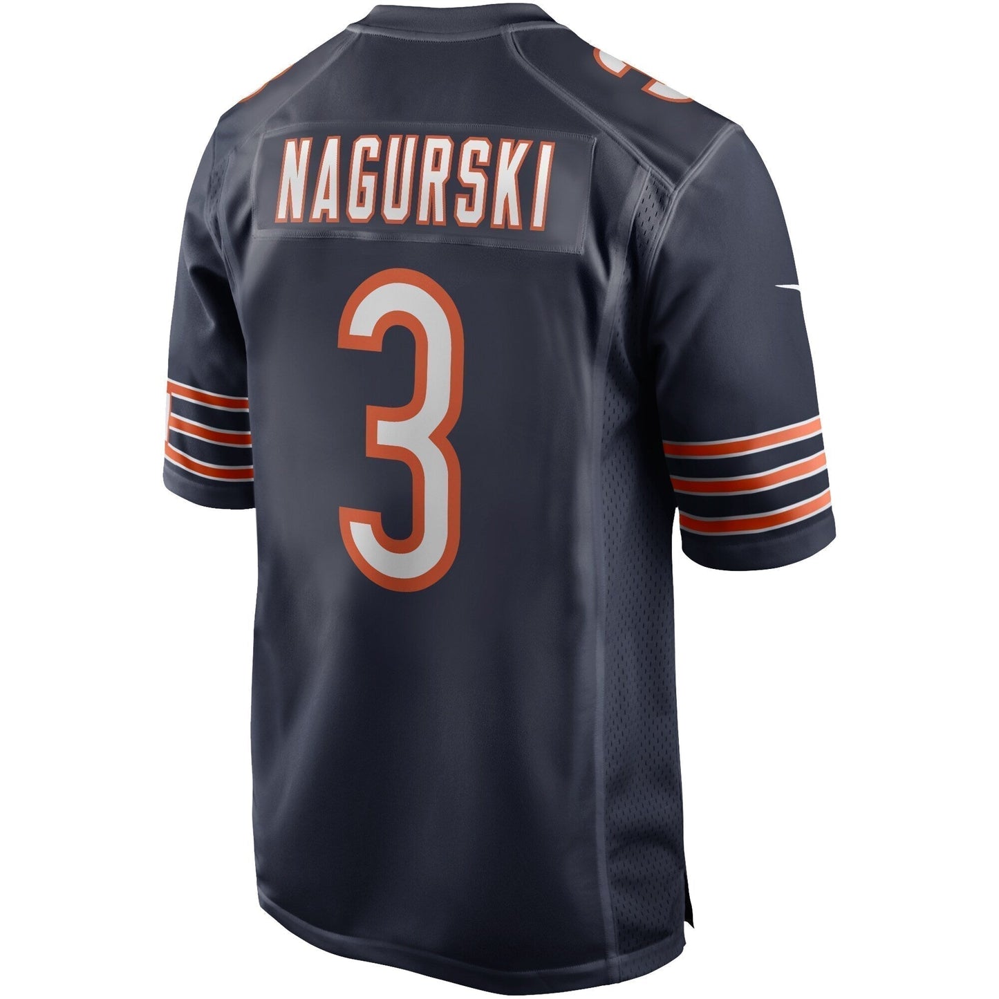 Bronko Nagurski Chicago Bears Game Retired Jersey - Navy