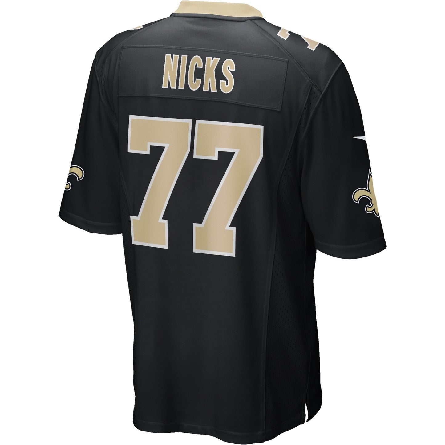 Carl Nicks New Orleans Saints Game Retired Jersey - Black