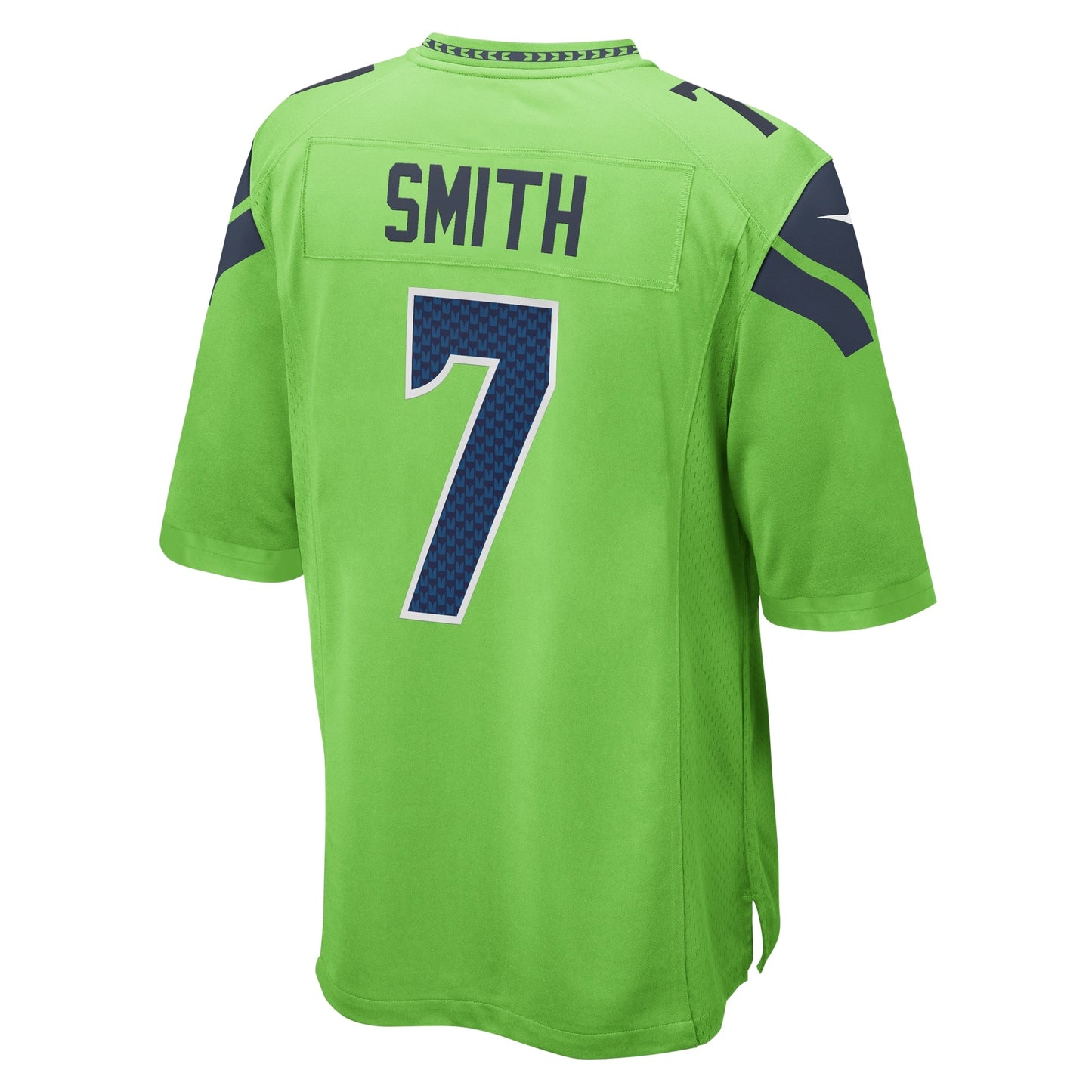 Geno Smith Seattle Seahawks Game Jersey - Neon Green