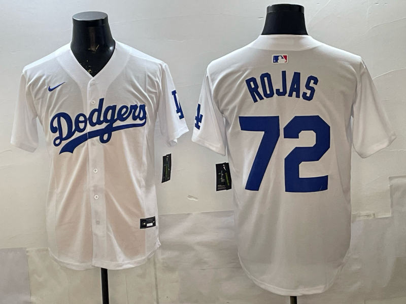 Men's Los Angeles Dodgers Manny Rojas White Home Replica Jersey