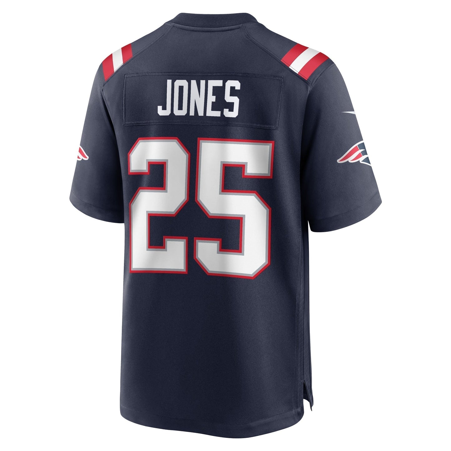 Marcus Jones New England Patriots Game Jersey - Navy