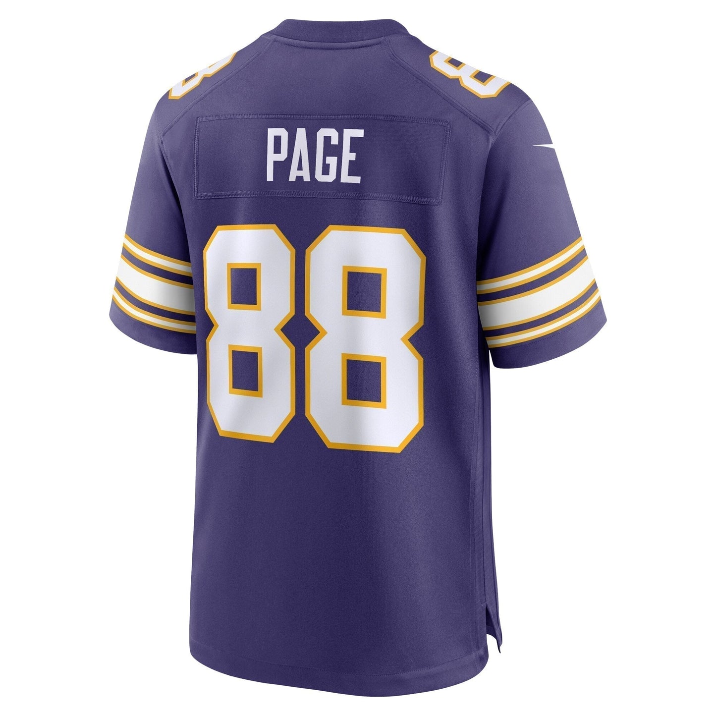 Alan Page Minnesota Vikings Classic Retired Jersey - Purple