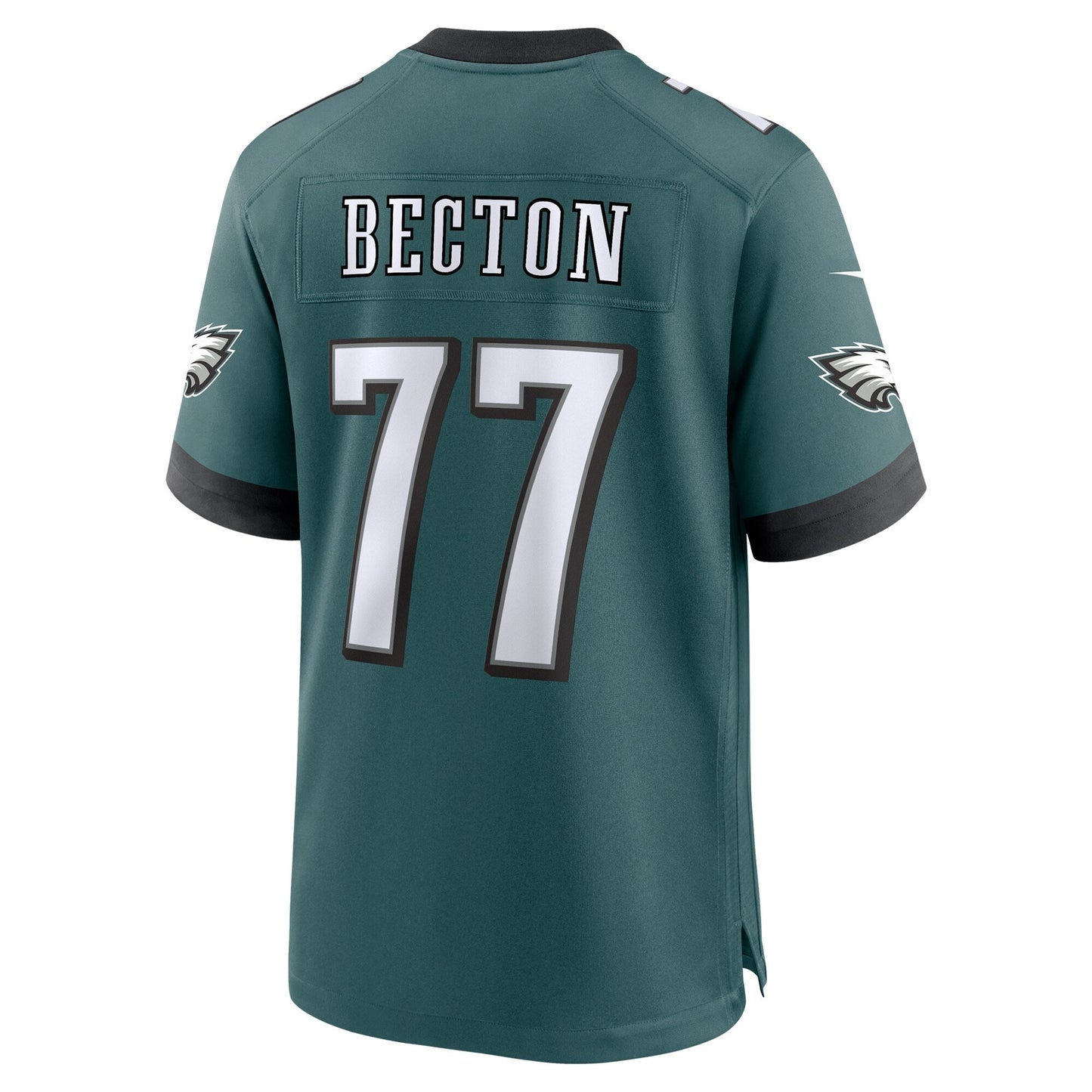 Mekhi Becton Philadelphia Eagles Team Game Jersey - Midnight Green