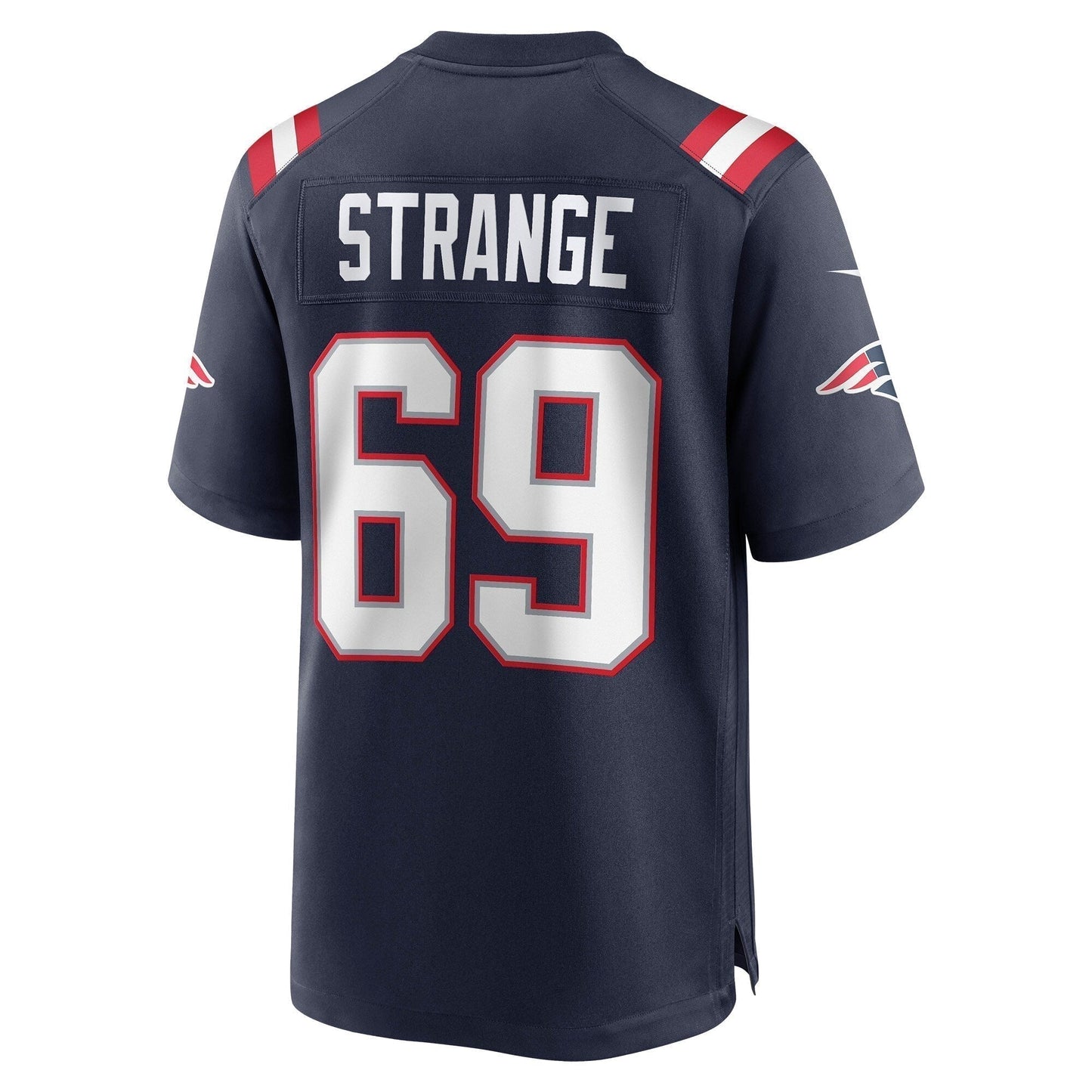 Cole Strange New England Patriots Game Jersey - Navy