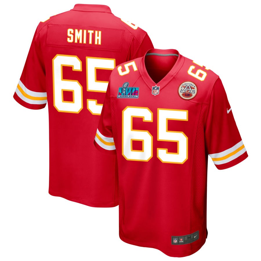 Trey Smith Kansas City Chiefs Super Bowl LVII Game Jersey - Red