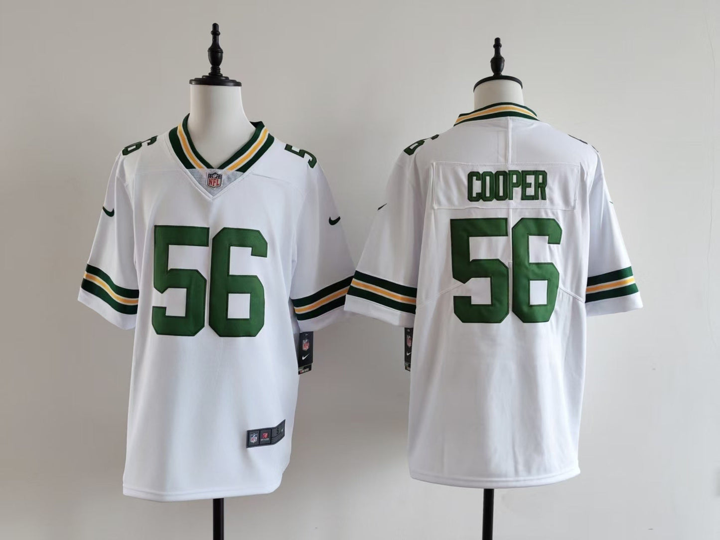 Men's Green Bay Packers Edgerrin Cooper Jersey - White