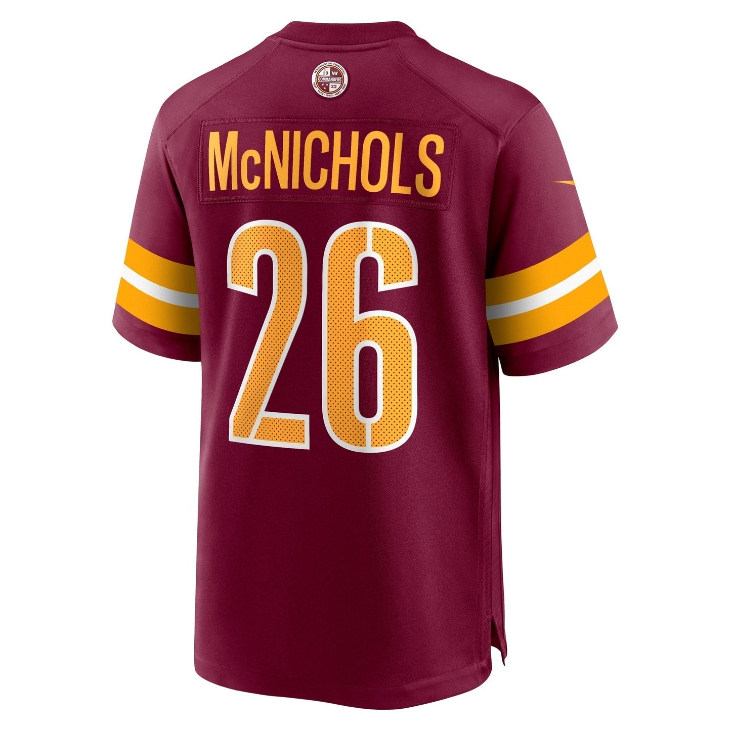 Jeremy McNichols Washington Commanders Game Jersey - Burgundy