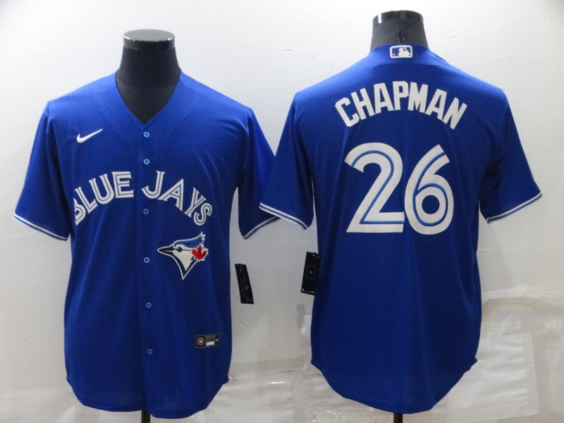 Men's Toronto Blue Jays Matt Chapman Blue Replica Baseball Jersey
