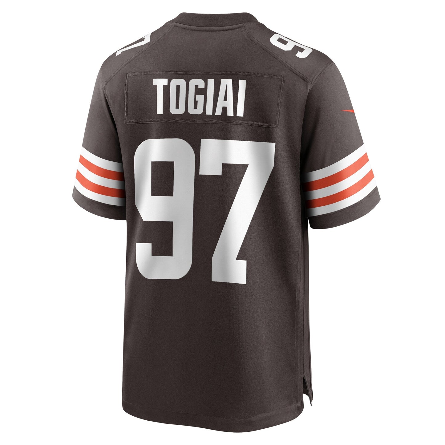 Tommy Togiai Cleveland Browns Game Jersey - Brown