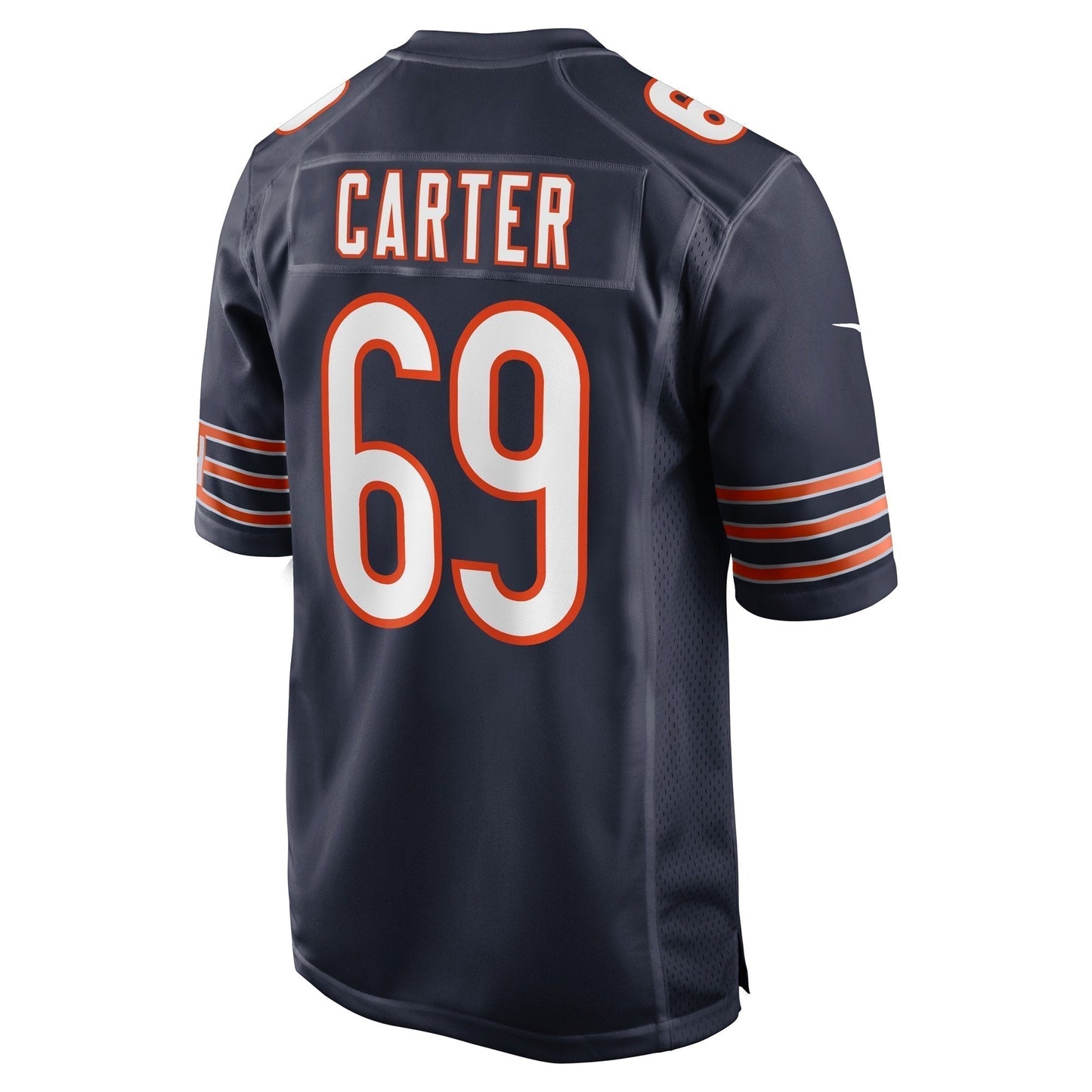 Ja'Tyre Carter Chicago Bears Game Jersey - Navy