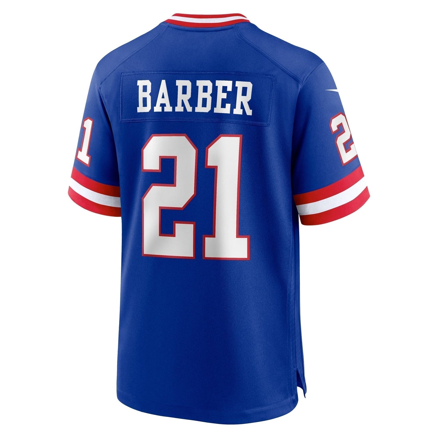 Tiki Barber New York Giants Classic Retired Game Jersey - Royal