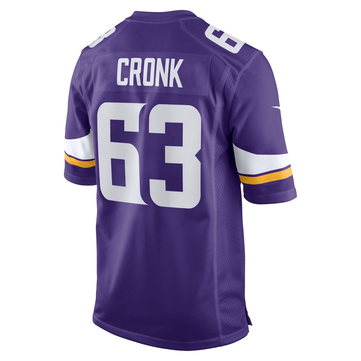 Coy Cronk Minnesota Vikings Team Game Jersey - Purple