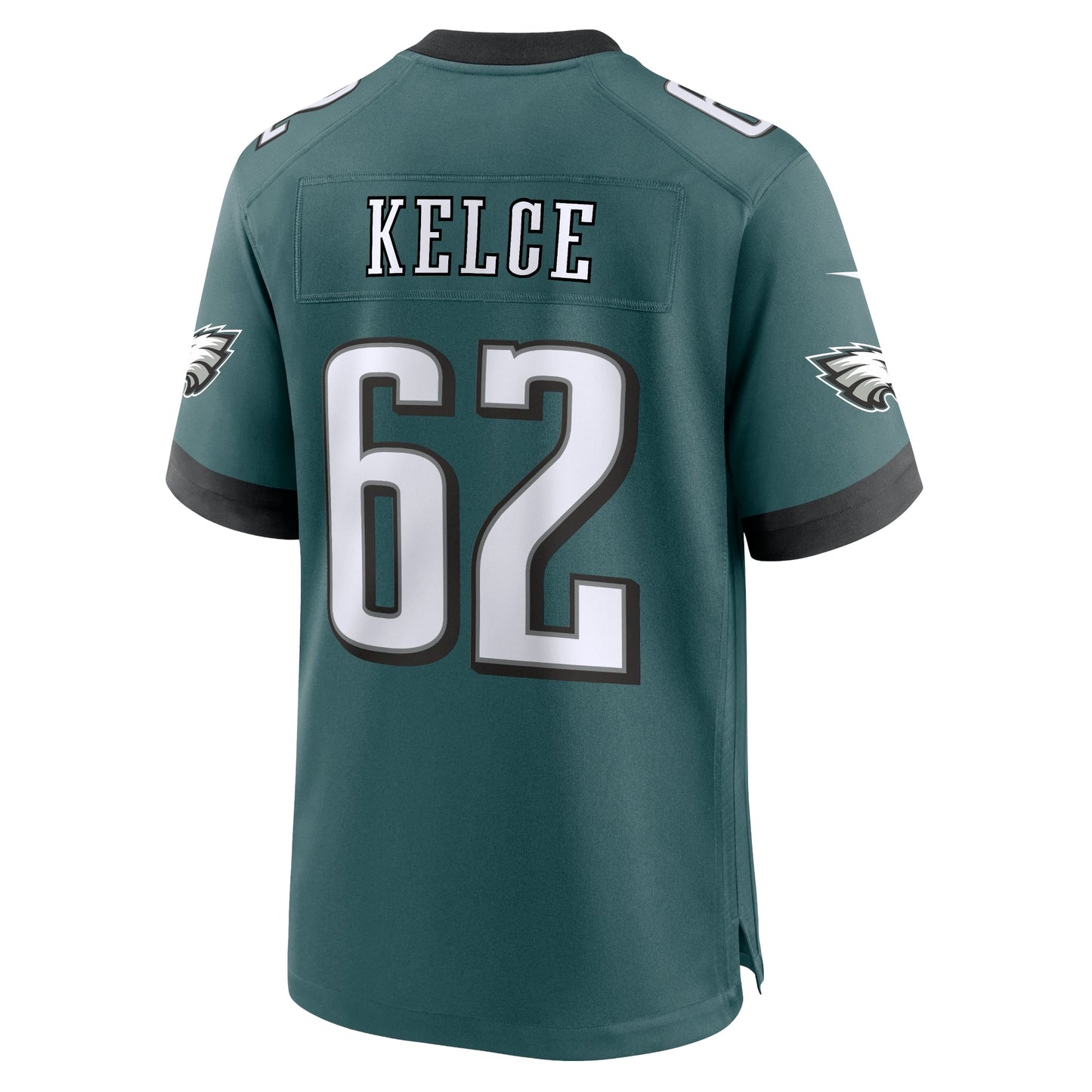 Jason Kelce Philadelphia Eagles Team Game Jersey - Midnight Green