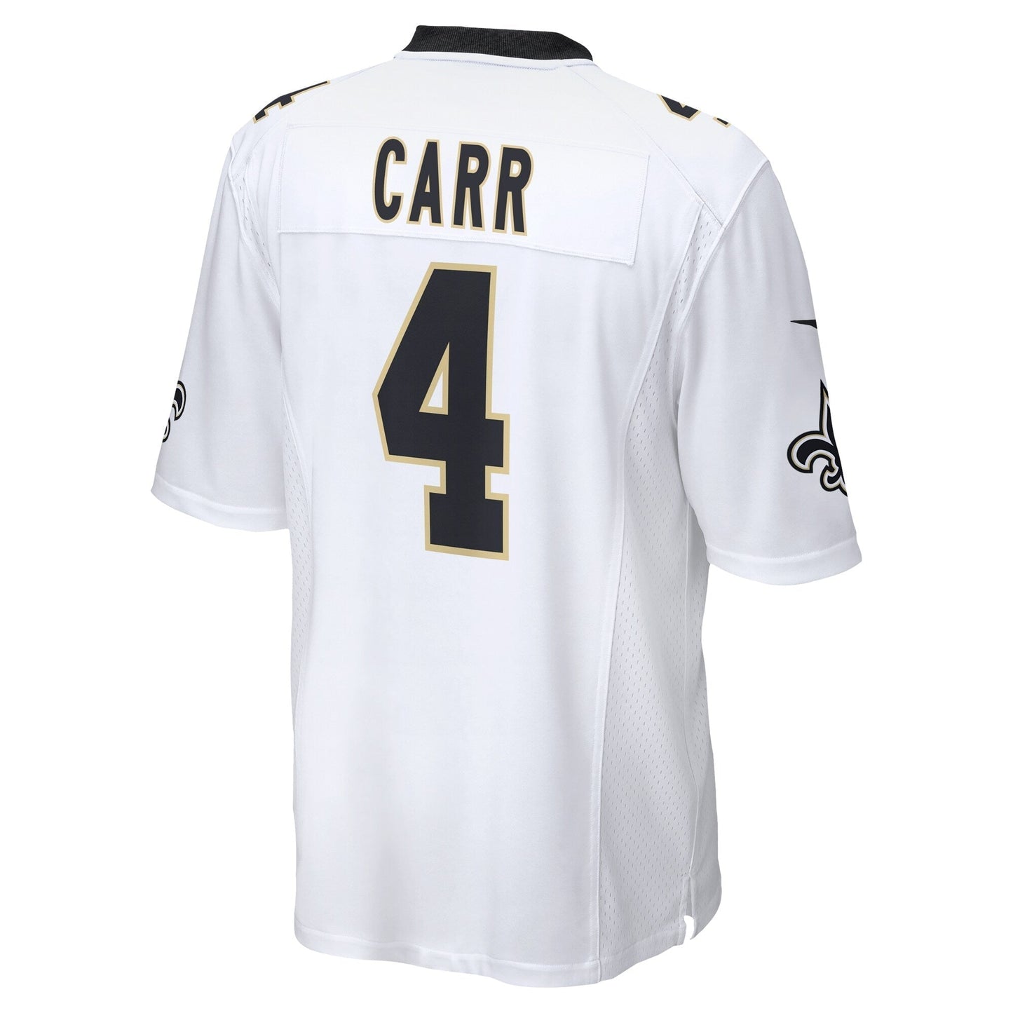 Derek Carr New Orleans Saints Game Jersey - White