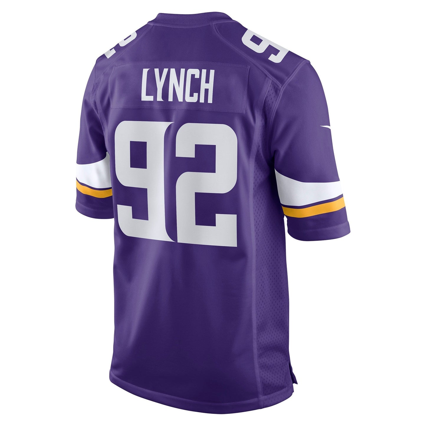 James Lynch Minnesota Vikings Game Jersey - Purple