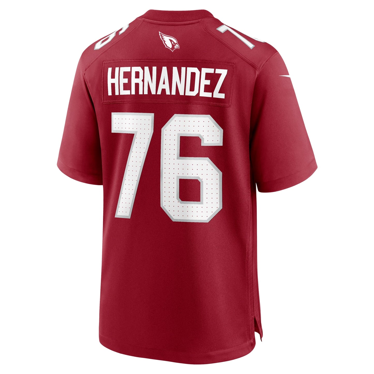 Will Hernandez Arizona Cardinals Team Game Jersey - Cardinal