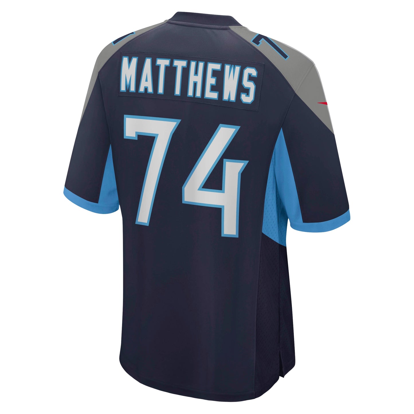 Bruce Matthews Tennessee Titans Retired Jersey - Navy