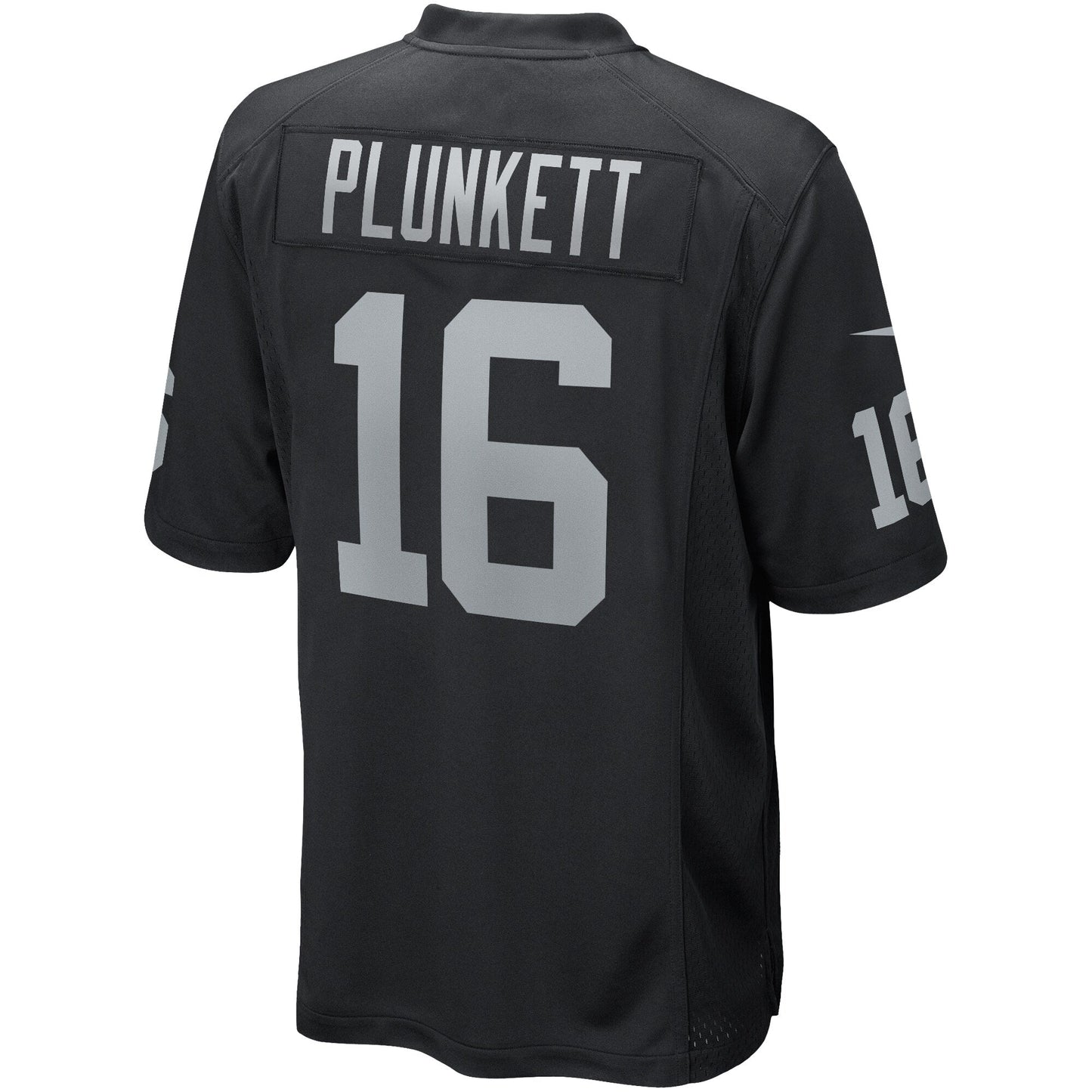 Jim Plunkett Las Vegas Raiders Game Retired Jersey - Black