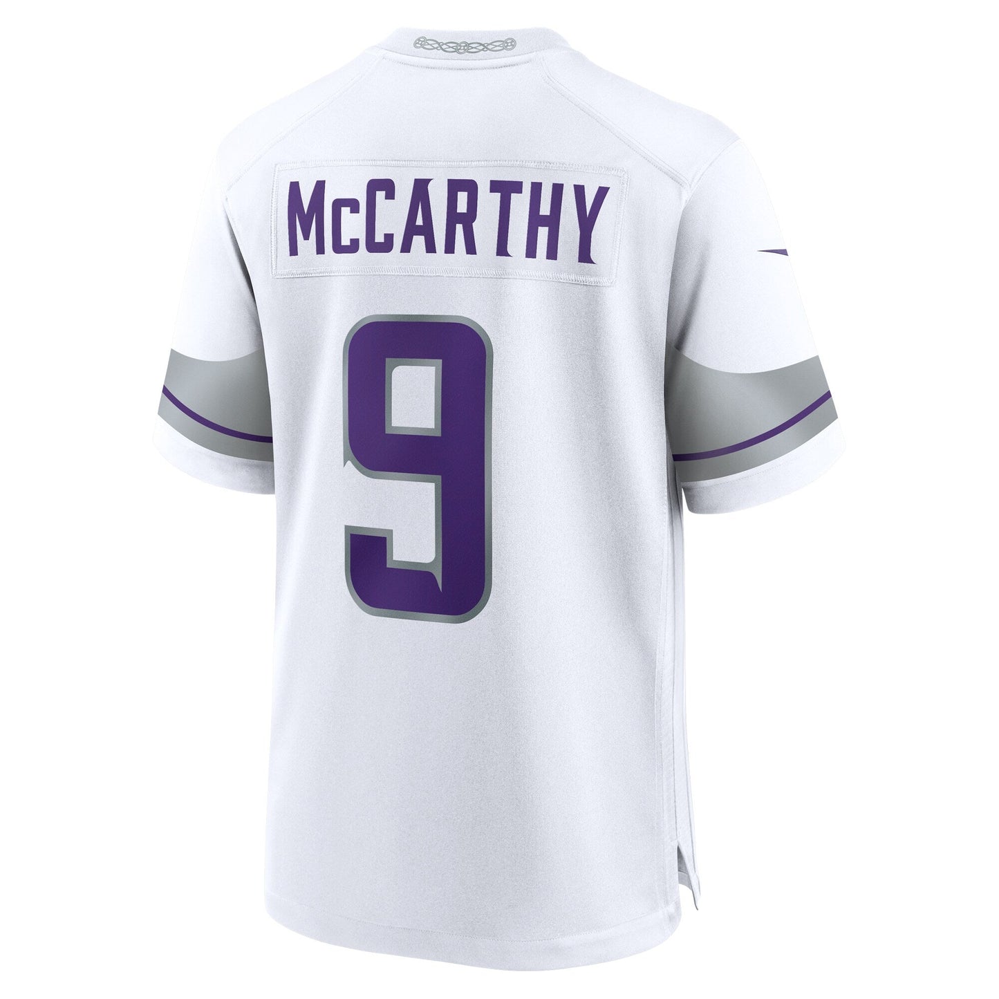 J.J. McCarthy Minnesota Vikings Alternate Game Jersey - White