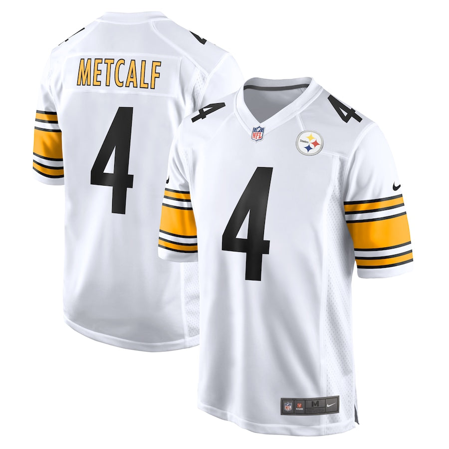 Men's Pittsburgh Steelers DK Metcalf Black Game Player Jersey