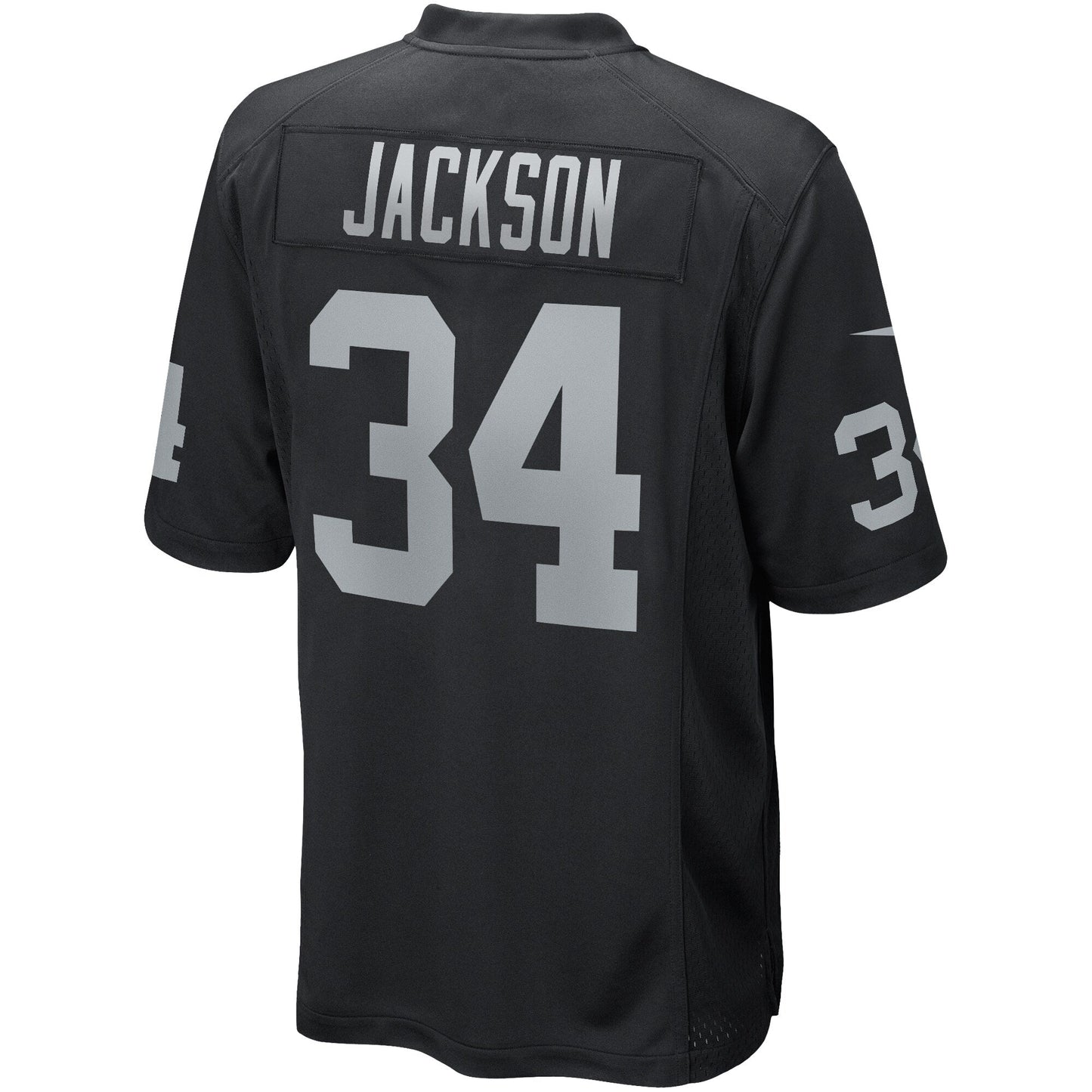 Bo Jackson Las Vegas Raiders Game Retired Jersey - Black
