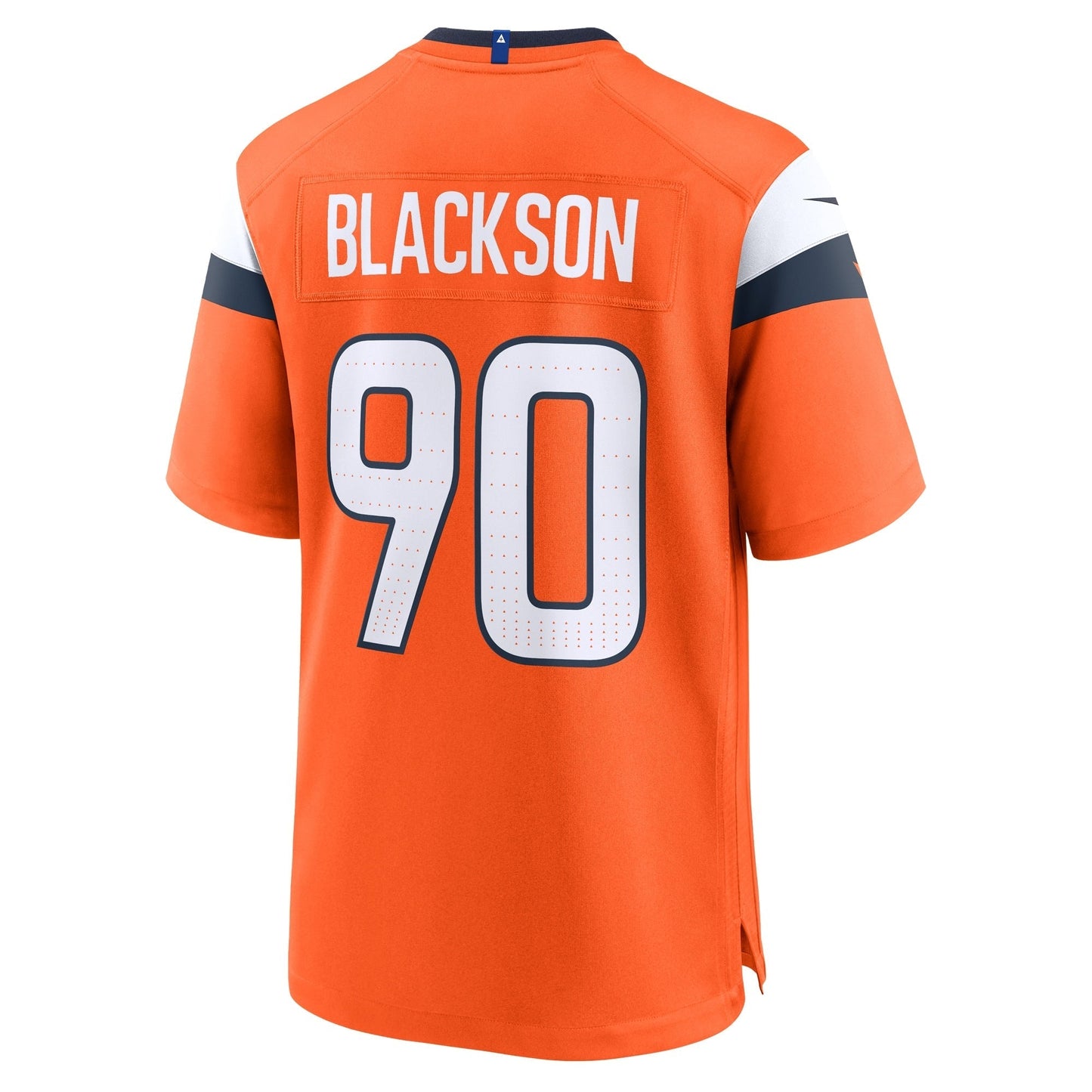 Angelo Blackson Denver Broncos Game Jersey - Orange
