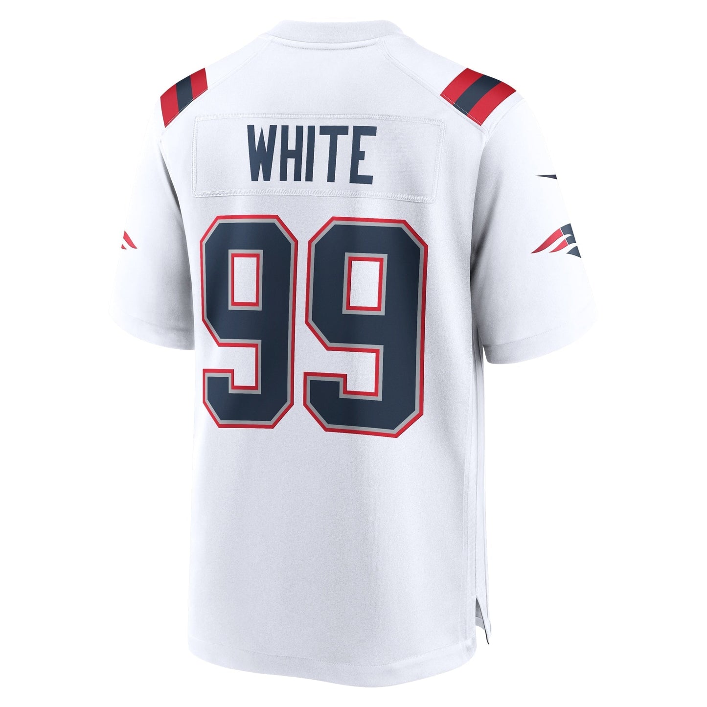 Keion White New England Patriots Game Jersey - White