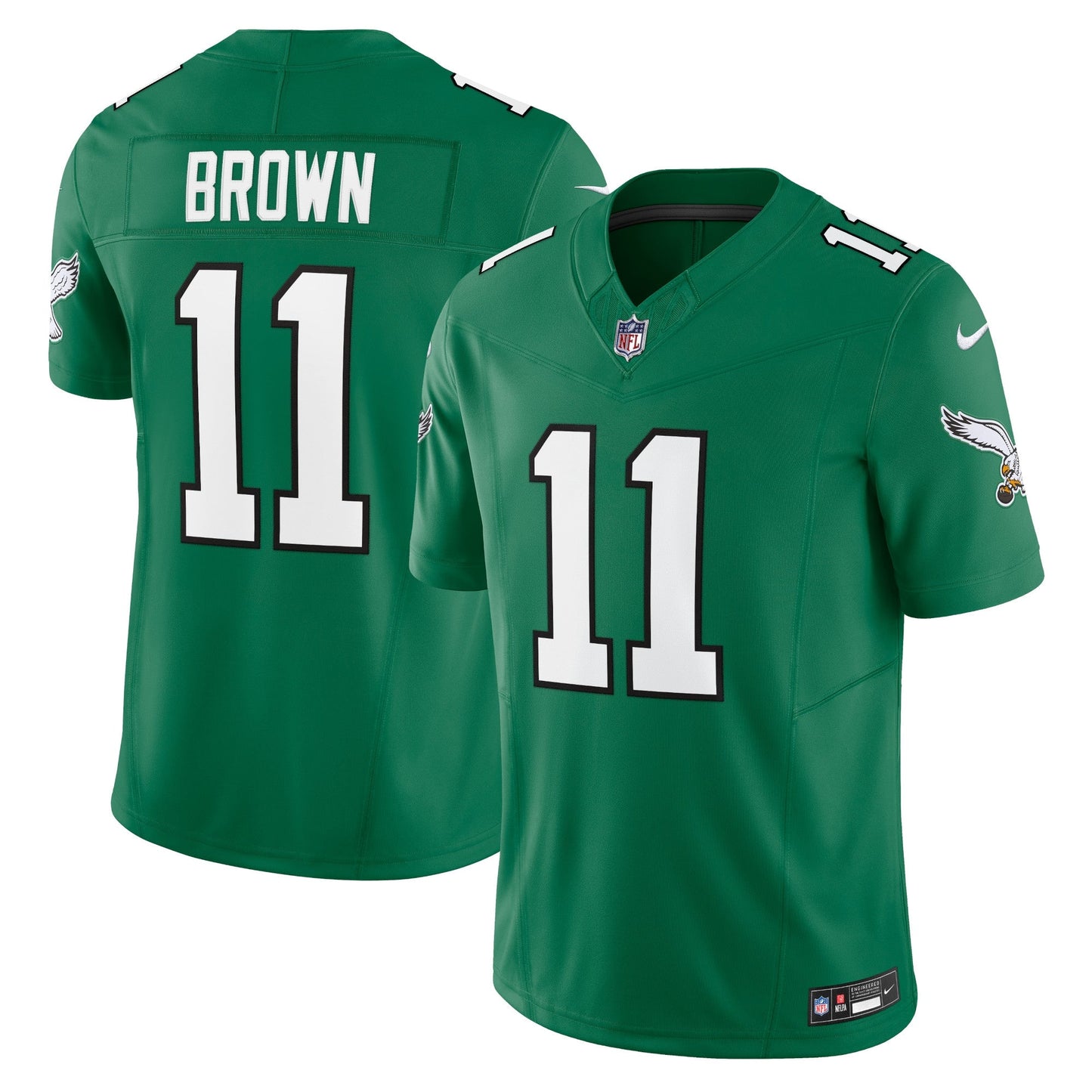Philadelphia Eagles 11# A.J. Brown Vapor F.U.S.E. Limited Jersey