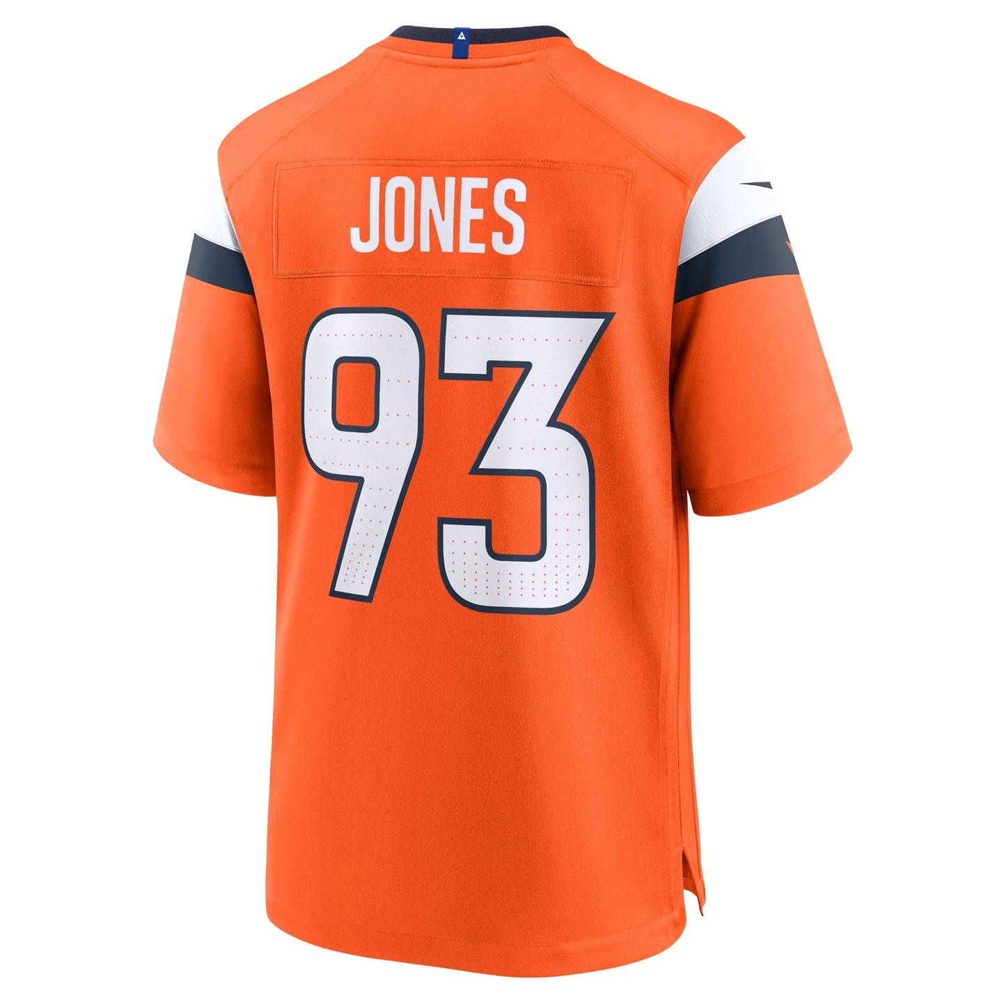 D.J. Jones Denver Broncos Team Game Jersey - Orange